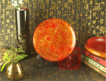 Fuzhou traditional lacquerware plate fruit plate lacquer plate small tea plate coaster saucer texture small Ware