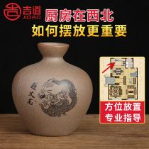 Fire-avoiding dragon bottle ceramic canned kitchen northwest pottery pottery pottery tank fires dragon hoist wiring
