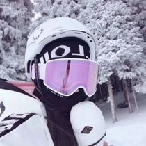 19-20 TERROR Snow mirror snowboard ski mirror Mens and womens ski mirror double lens windproof