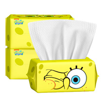 (Cis-bought) Xuan Herbal Sponge Baby Cotton Flexor 80 smoke Thickened Wash face towels Makeup Cotton Cleaning cotton