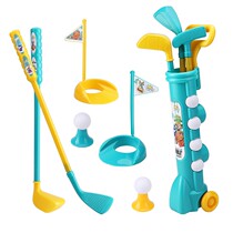 Childrens golf club set toys Baby household Qizzi sports toys Kindergarten ball toys 3 years old