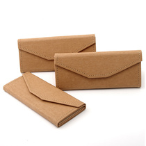 Clear Dolfo Handcrafted Glasses Case Folding Portable Myopia Glasses Sunglasses Case for men and women Simple triangular mirror box