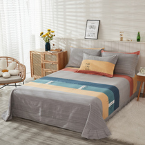 bed linen single piece pure cotton thickened 2021 new spring autumn pure cotton linen single piece 100 full cotton large sheet 250x270