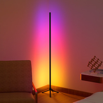 rgb atmosphere light bedroom Net red photo fill light room romantic sentiment light pick-up rhythm e-sports floor lamp