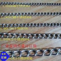 Stainless steel chain Hanging billboard indicator chain Chandelier chain Packaging decoration chain Poster hanging flag chain