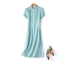 Improvement of the qipao 2021 New ethnic wind Summer Suyya retro China Wind young style Daily Liandress Girl