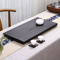 Whole natural urkin stone tea tray minimalist home trumpet large number stone drain black gold stone tea table stone tray