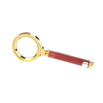 Datyson red wood handle series 36mm handheld magnifier portable reading magnifier