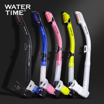 watertime full dry breathing tube floating ball diving respirator adult snorkeling swimming underwater equipment