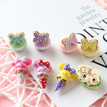 Leaf Sister Emulation Macaron Bow Tie Burger Sweet Cylinder Diy Ice Cream Creamy Phone Shell Handmade Material