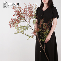 Nan Tianzhu large simulation flower green plant decorations porch living room fake flower large pieces ground Fake branches potted plants