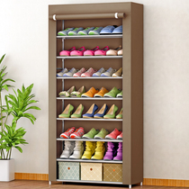 Simple shoe rack Economical dormitory shoe cabinet household door multi-layer dust-proof storage rack artifact indoor good-looking