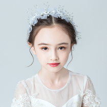 Girl Gown Accessories Princess Hair Accessories Hair Accessories Children Pearls Little Girl Birthday Accessories Flowers Childrens Gown Performance Wear Accessories