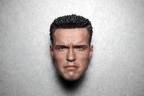 Crocodile 1 6 Arnold head carving T800 head carving single Longtan tactical camouflage version supports HT