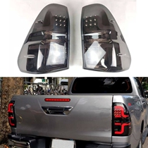 2 (left and right) Middle East version for Toyota 2016-2019 Hilux REVO taillight black Z type