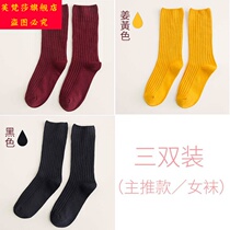 Pile socks womens socks Korea autumn and winter thickened cute tide personality Net red Korean version of Joker Japanese long socks