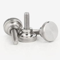 M3M4M5M6M12 304 stainless steel High head knurled hand screw GB834 big head step adjusting Bolt