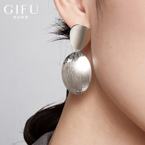 S925 sterling silver earrings earrings temperament high sense European and American atmosphere exaggerated summer earrings 2021 new trend