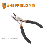 Steel Shield 4 5 Inch Hemp Handle Nose Pliers Blind Nose Pliers Flat Nose Pliers Broken Line Tiger Pliers S035001