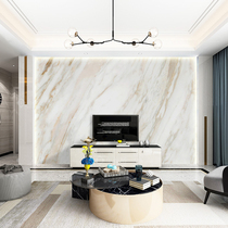 Chinese wallpaper Modern simple imitation marble wall cloth living room film wall 3D TV background wall painting wall