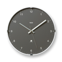 Lemnos Japan imported North wall clock living room Japanese-style Seiko movement silent light luxury high-end simple clock