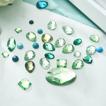 Judy hand pure original DIY solid acrylic jewel decorative sheet seen as the resulting