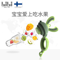 Baby fruit bite fruit juice complementary food bag propelled fruit and vegetable Music Mill tooth stick natural 0-6-12 months