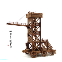 Ancient building diy tenon and Tenon wooden structure assembly model ancient chariot series siege car giant craft gift