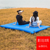  Mu Gaodi double inflatable bed Portable outdoor camping moisture-proof air cushion Portable air cushion bed Foot inflatable air cushion