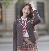 TW Little Bear Academy Wind JK Uniform jacket Female spring new cute school for uniformed suits TTJK218T06P