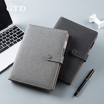 gtd notebook book Simple ins Wind a5 loose-leaf book Hard Copy business office notepad detachable thick binder hand book boy binding horizontal line book customized customized printable logo