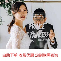 Movie House Brigade Pat on wedding dress Props Gold Shelf Creative Sen Aesthetically Fashion Photo Acrylic Transparent Character Motherboard Pendulum