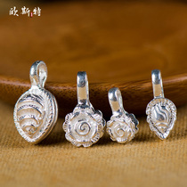 Oster 925 sterling silver clip Buddha beads Rosary accessories accessories Counter clip Rosary counting clip