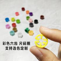 Childrens clothing distinguishing trouser rack label Black customizable color hanger marking clothing round pants size buckle