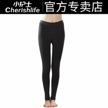 Little nurse leggings womens autumn and winter fine velvet medium thick high waist warm pants slim wear outside wear plus velvet foot one pants