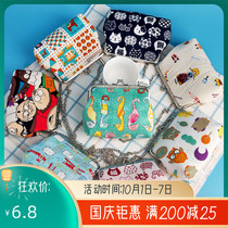 Handmade bag diy material bag pregnant women pass the time handmade DIY fabric self-made mouth gold bag coin purse