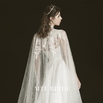 Mantingfang shawl 2021 new bridal wedding accessories luxury luxury forest department super fairy dream lace shawl