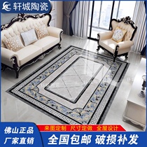 Living room parquet floor tiles gray tiles jigsaw puzzle Hall corridor porch floor tiles jigsaw brick pattern