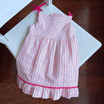 French Girls Dress Summer Sling Dress-4 6