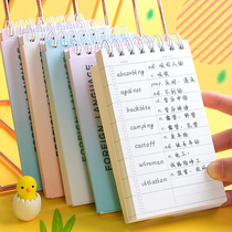 English word book small notebook portable note student hipster notebook coil creative Korean memorized word memory portable mini record label note note pocket postgraduate entrance examination artifact