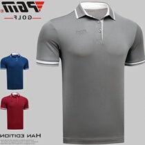 PGM golf clothing mens short-sleeved T-shirt summer breathable sports ball clothing quick-drying fabric