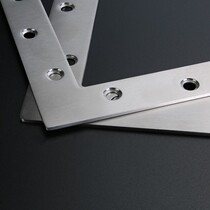 Iron piece wood stool fixing parts corner code bookshelf furniture thick connector bracket piece stainless steel dining chair