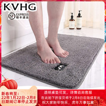 KVHG bathroom non-slip mat absorbent door mat door mat toilet door home mat carpet bathroom mat