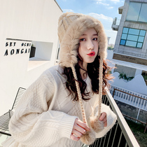 Lei Feng hat children winter wool hat knitted warm ear protection hat autumn and winter thickened winter Korean version of cycling wind cap