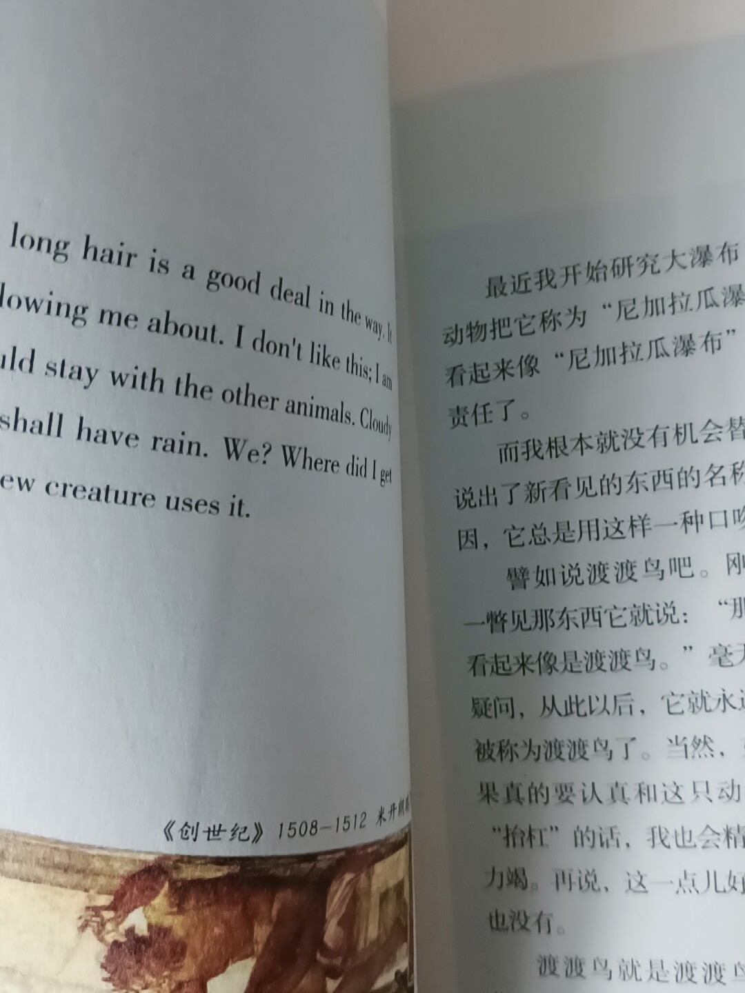 伊甸园：亚当夏娃的日记//世界幽默大师马克吐温作品中英双语对照版外国文学书籍亚当夏娃在拂晓