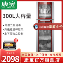 ConBao XDZ300-E6A 350E-6A disinfection cabinet for domestic commercial upright double door large capacity disinfection bowl cabinet