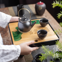 Day Style Dry Tea Tray Home Small Tea Table Simple Storage Water Kutian Tea Furniture Tray Bamboo Large Tea Sea