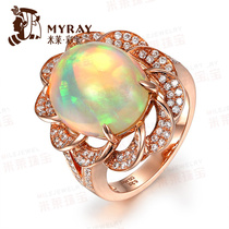 Millet jewellery 6 25 Clay EuroPoopper stone gold diamond ring Australian treasure Ring Color Treasure