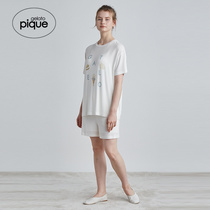 gelato pique21 fall winter new product womens shorts solid color drawstring pajama pants soft homewear PWCP214241