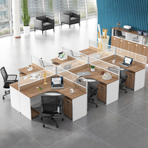 4 Persons Desk Brief Brief Modern Table And Chairs Combined Office Desk Office Staff Table Staff Screen Station